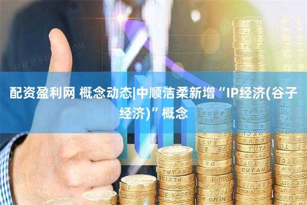 配资盈利网 概念动态|中顺洁柔新增“IP经济(谷子经济)”概念